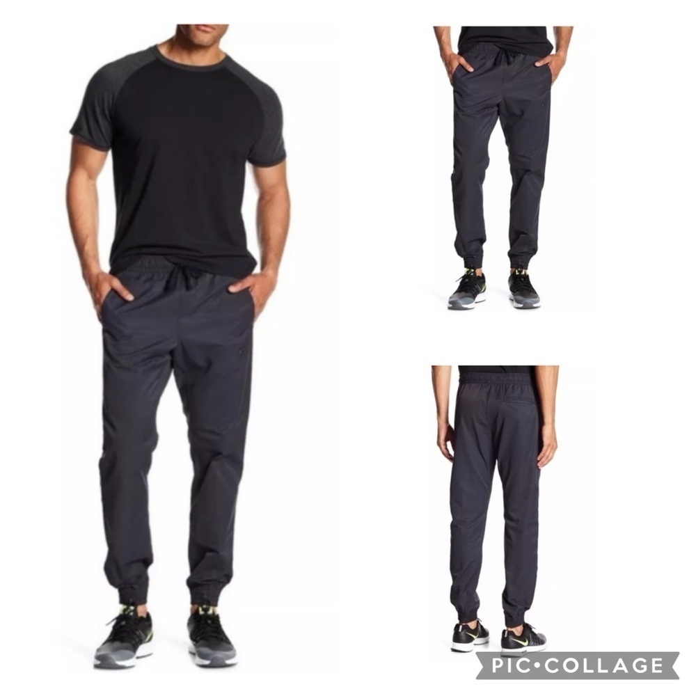Nike Slim Fit Tapered Elastic Waistband Joggers Pants Black/Gray Men’s Size 3X